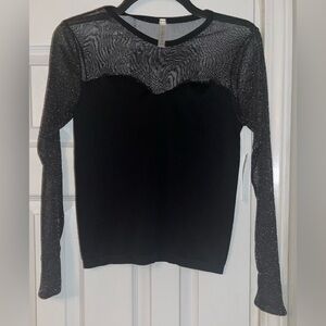 NWT, LC Couture Black Top, Size S/M